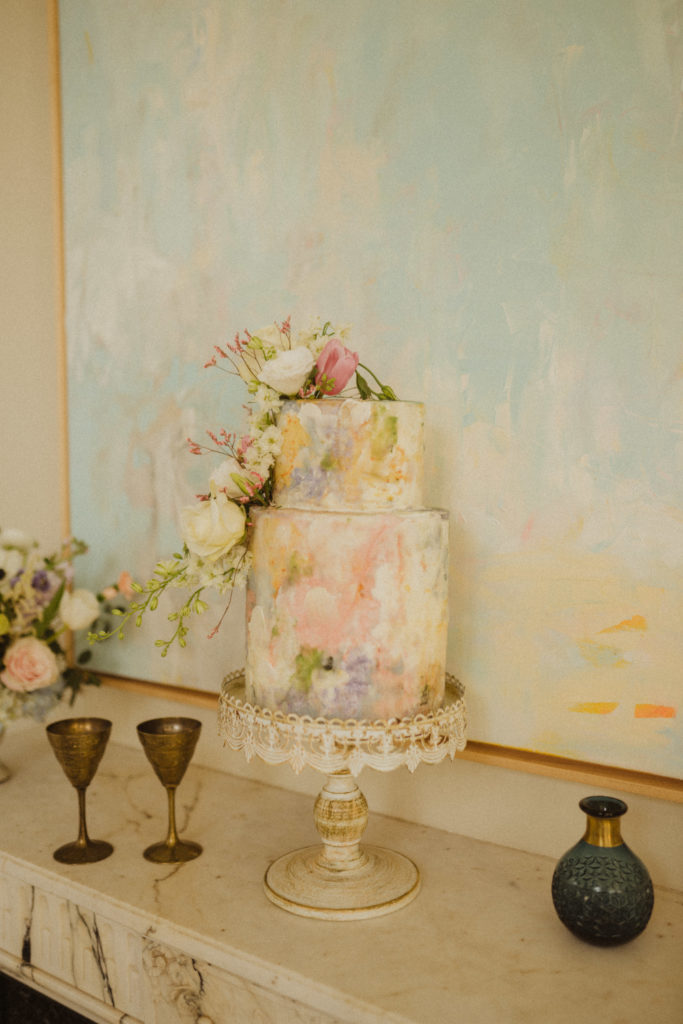 duke mansion wedding cake